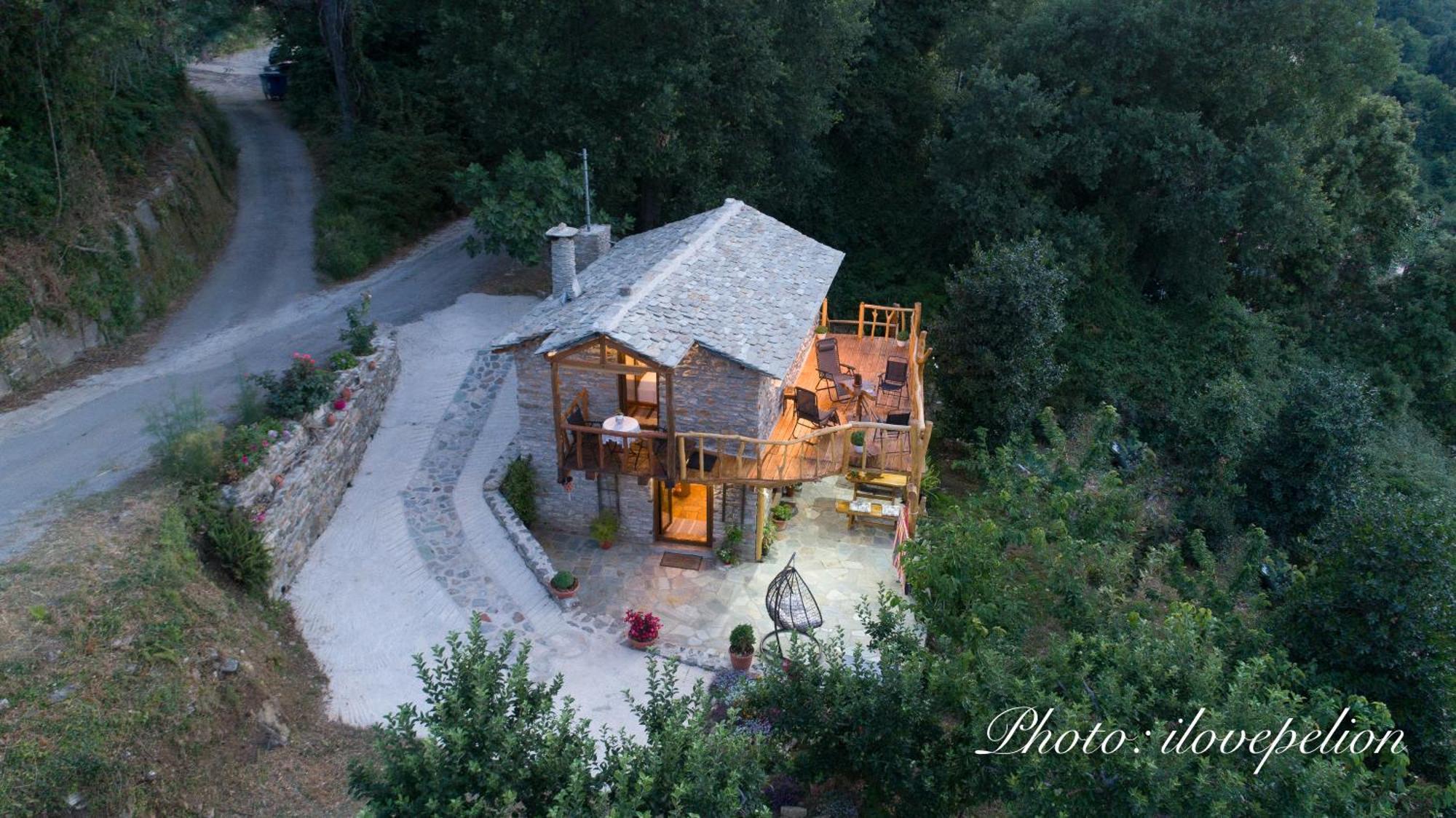 Aristoteli'S Stone House Makrirrákhi Exterior photo