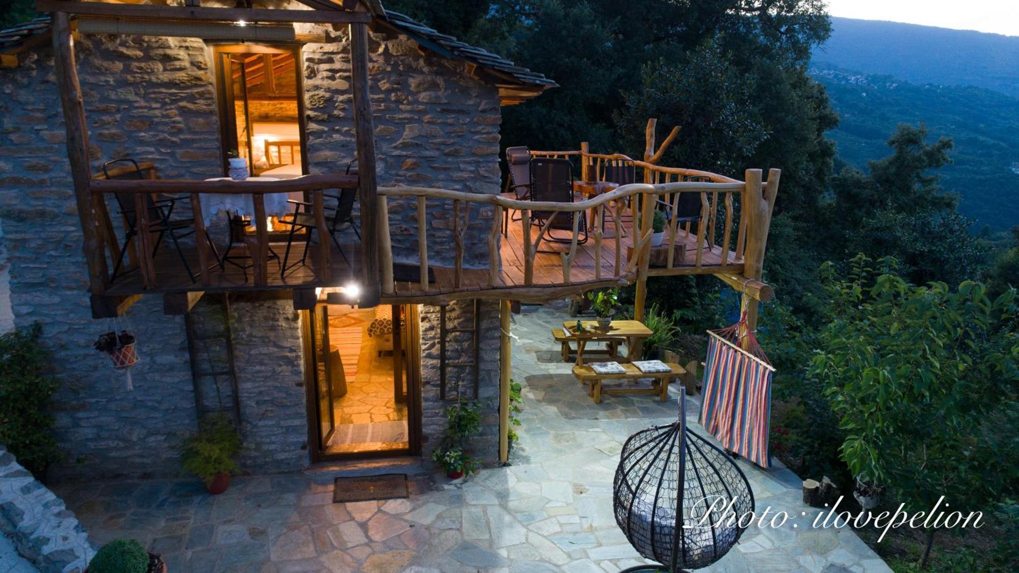 Aristoteli'S Stone House Makrirrákhi Exterior photo