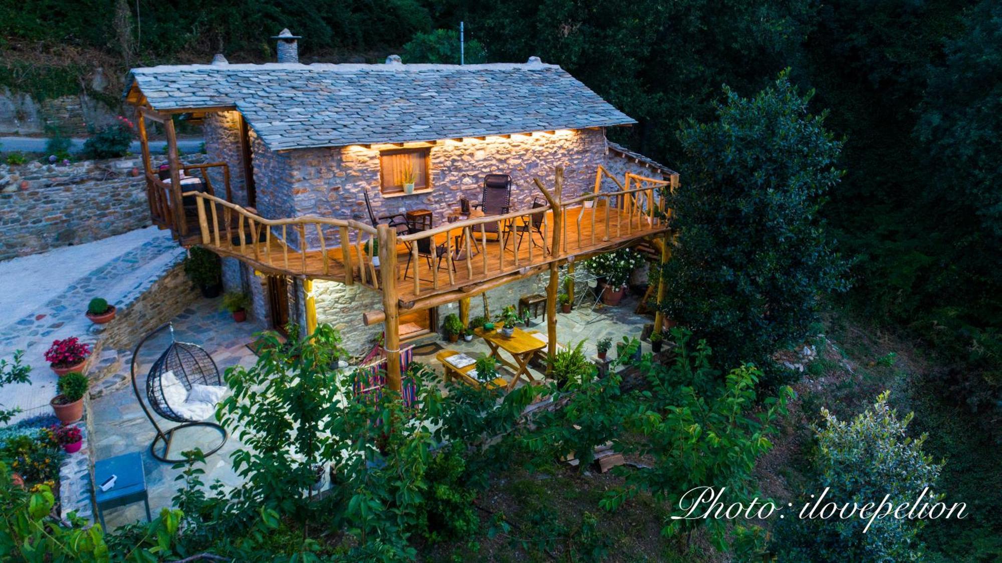 Aristoteli'S Stone House Makrirrákhi Exterior photo